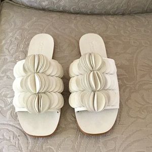 Off white designer flats